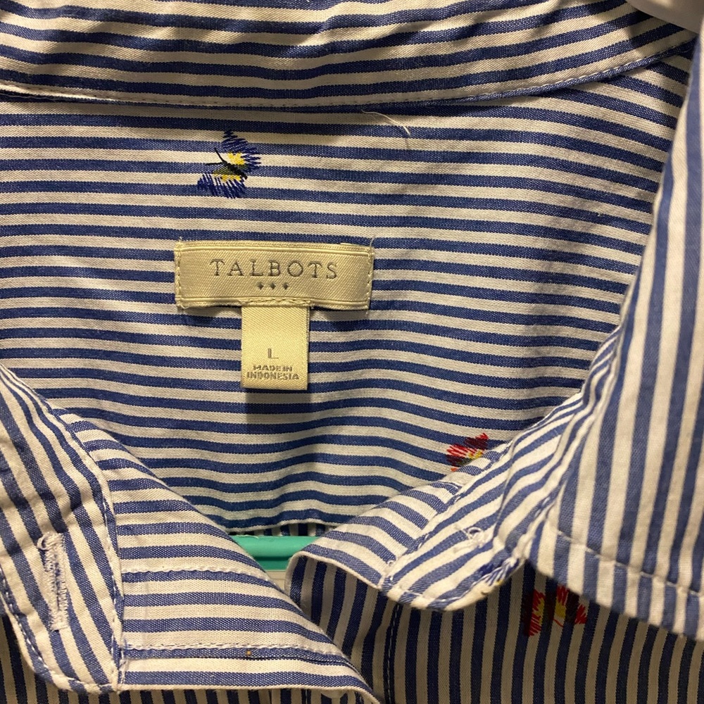Talbots Button Down Large - image 4